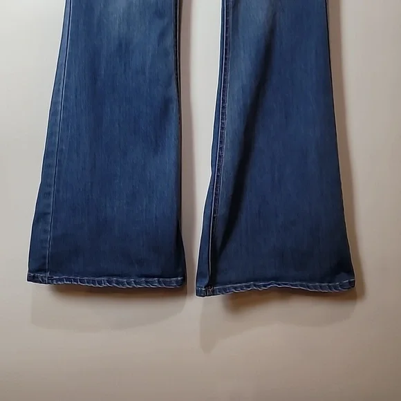 🟣C'ESTI TOI BLACK LABEL JEANS ~ FIT & FLARE HIGH-RISE JEANS - Picture 5 of 11